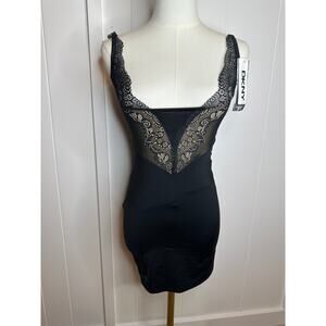DKNY Womens Shapewear Size Small Fits an A/B Cup Black Sexy Tummy Control